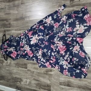 Eliza J Floral Halter Maxi Dress Size 6